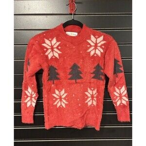 Oopsie Daisy Girls Christmas Holiday Sweater Size 7/8 Super Soft